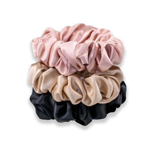 Silk Scrunchies, Midi Size Set, Origin Series