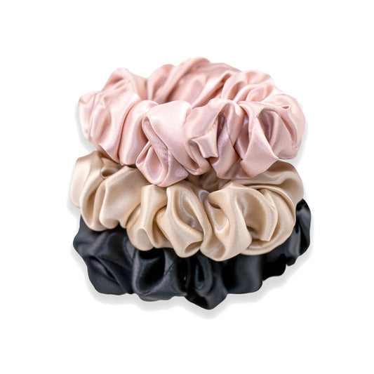 Silk Scrunchies, Midi Size Set, Origin Series