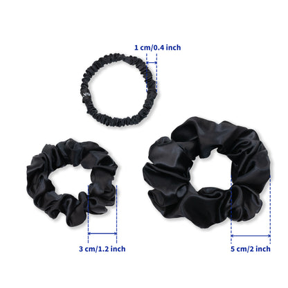 Silk Scrunchies, Mixed Sizes Set, Origin Series