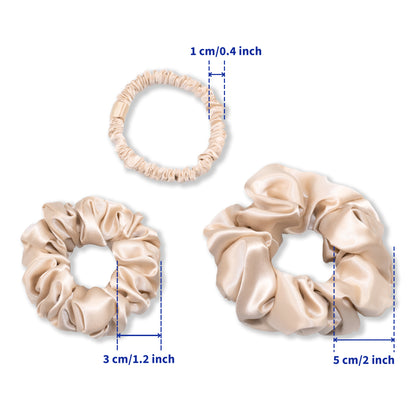 Silk Scrunchies, Mixed Sizes Set, Origin Series