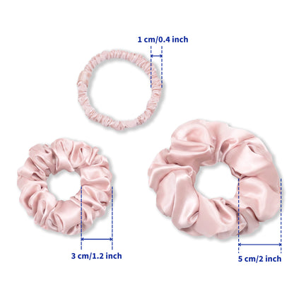 Silk Scrunchies, Mixed Sizes Set, Origin Series