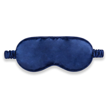 SILKAVA silk sleep mask, navy