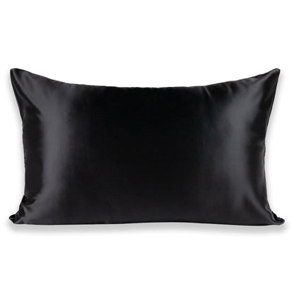 SILKAVA silk pillowcase, black