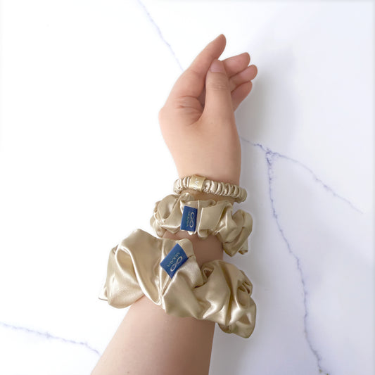 Silk Scrunchies, Mixed Sizes Set, Origin Series
