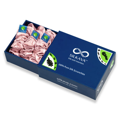 Silk Scrunchies, Midi Size Set, Origin Series